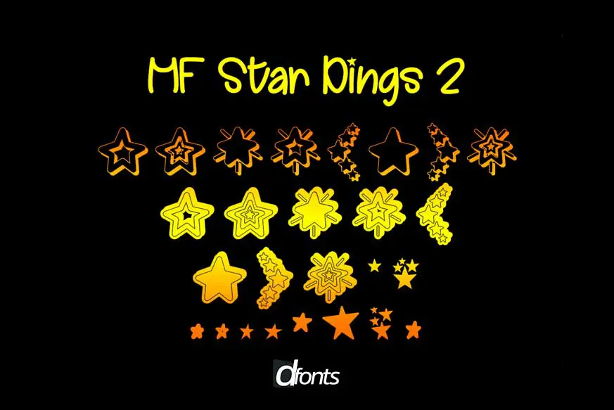 MF Star Dings 2 Font