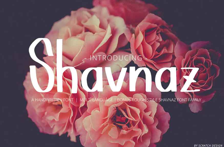 Shavnaz Font