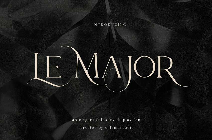 Le Major | Display Serif Font