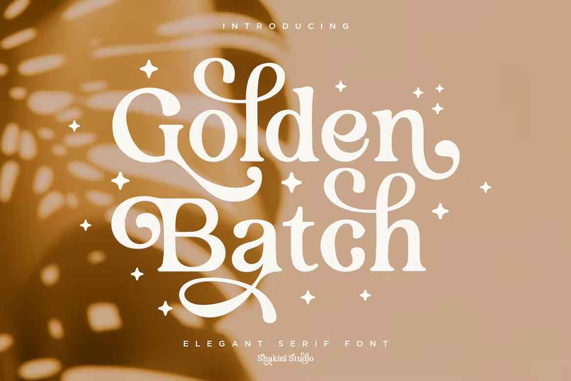 Golden Batch Font