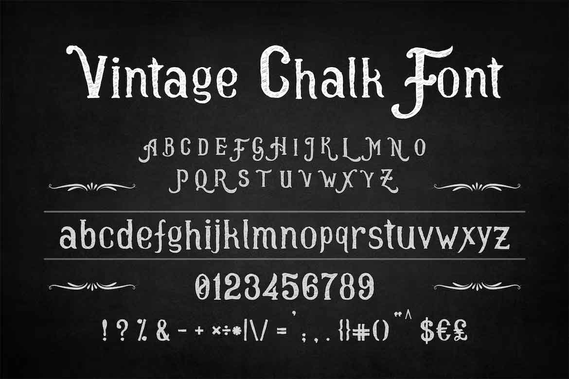 Vintage Chalk Font