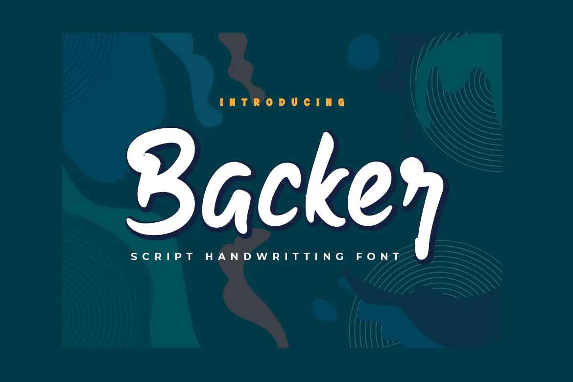 Backer Font