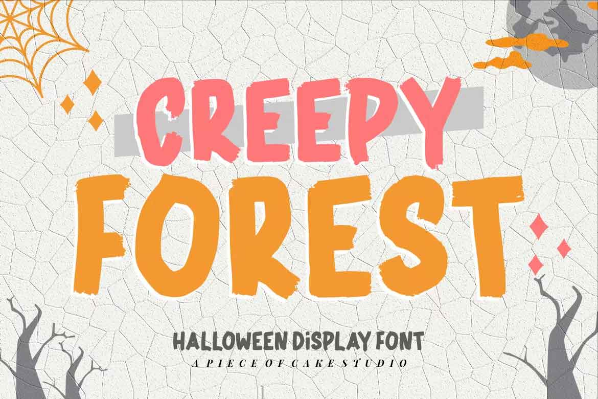 Creepy Forest Font