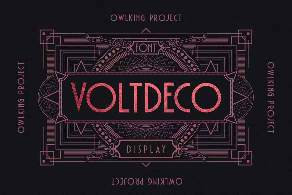 Voltdeco Font