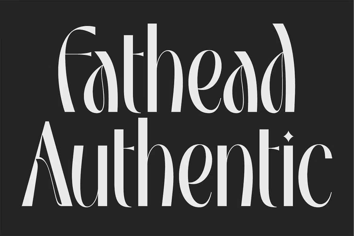 Fathead Authentic Font