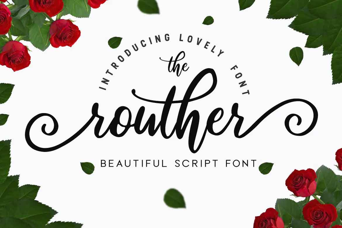 Routher Script Font