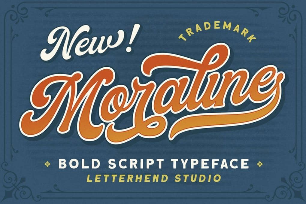 Moraline - Bold Script Typeface