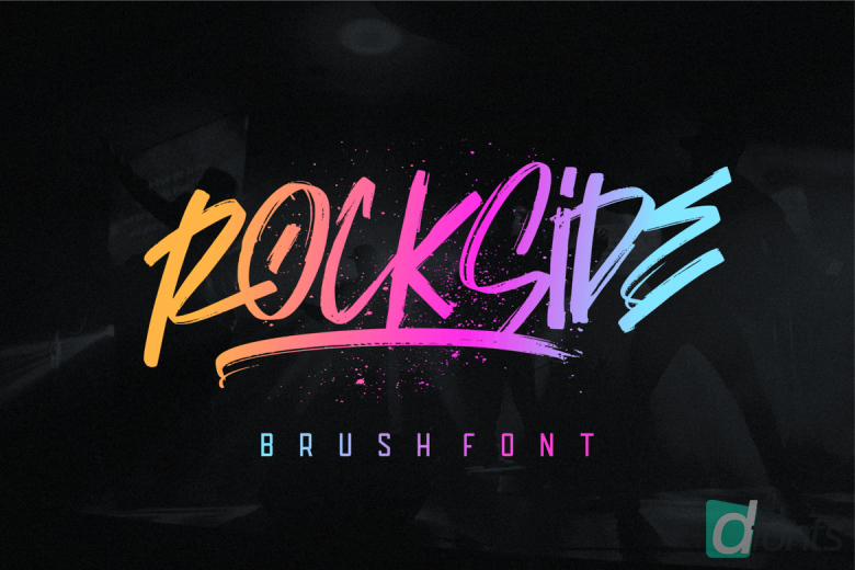 Rockside Brush Font