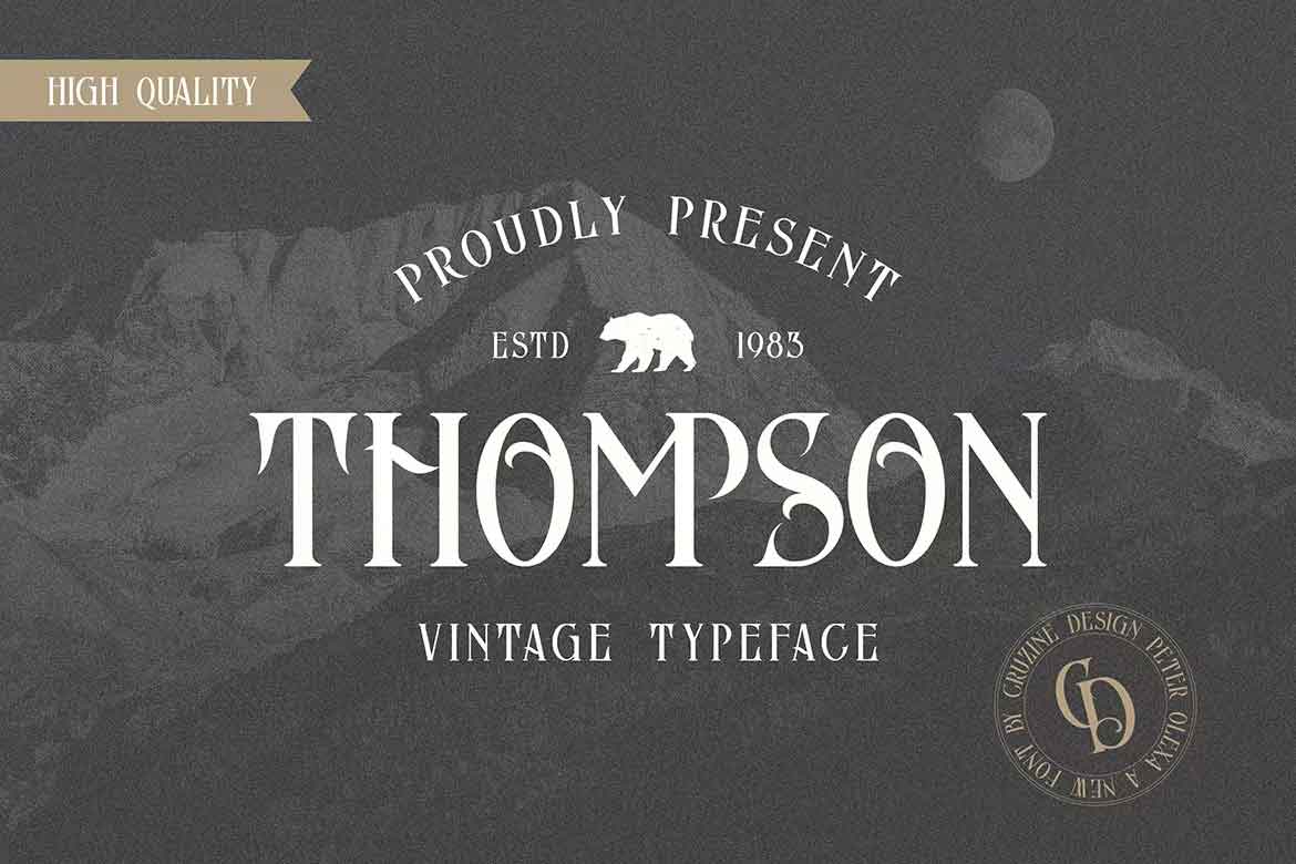 Thompson Vintage Font