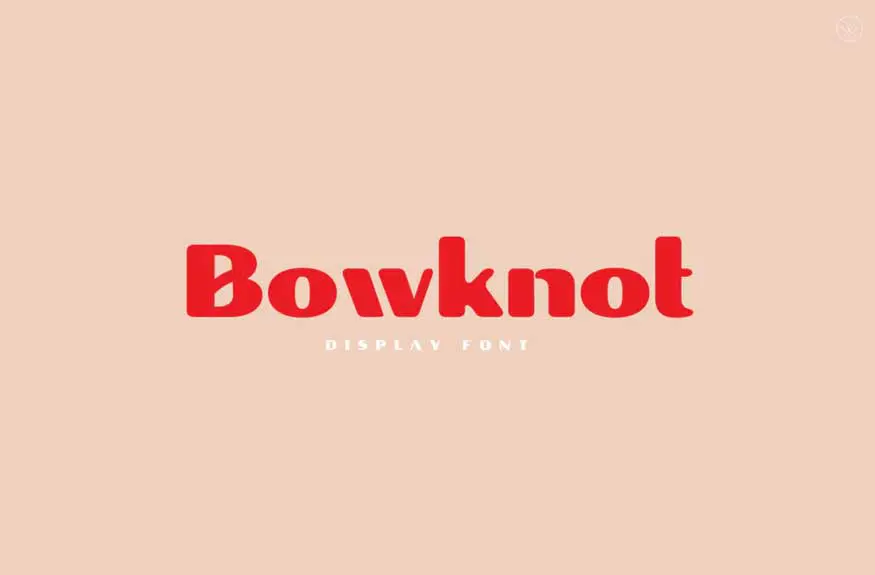 Bowknot Font