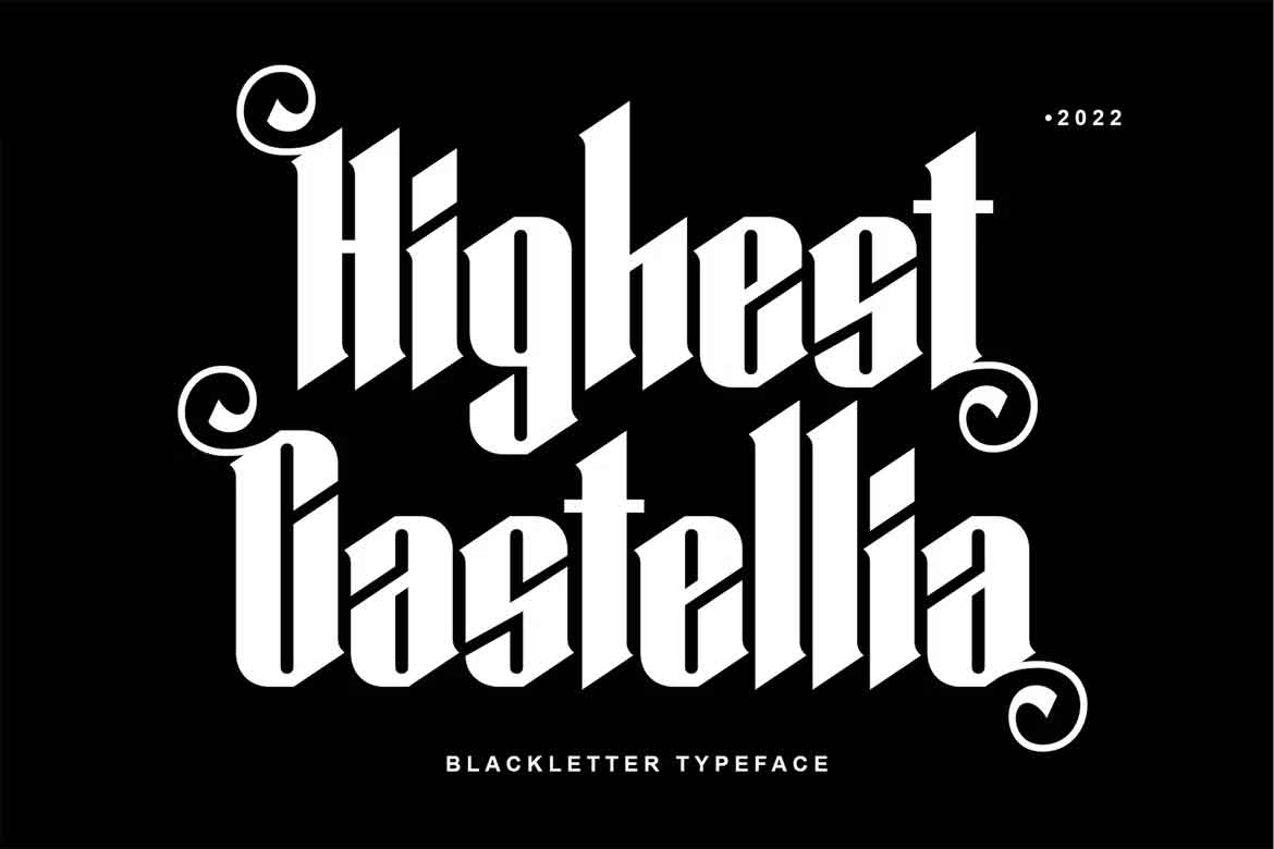 Highest Gastellia Font