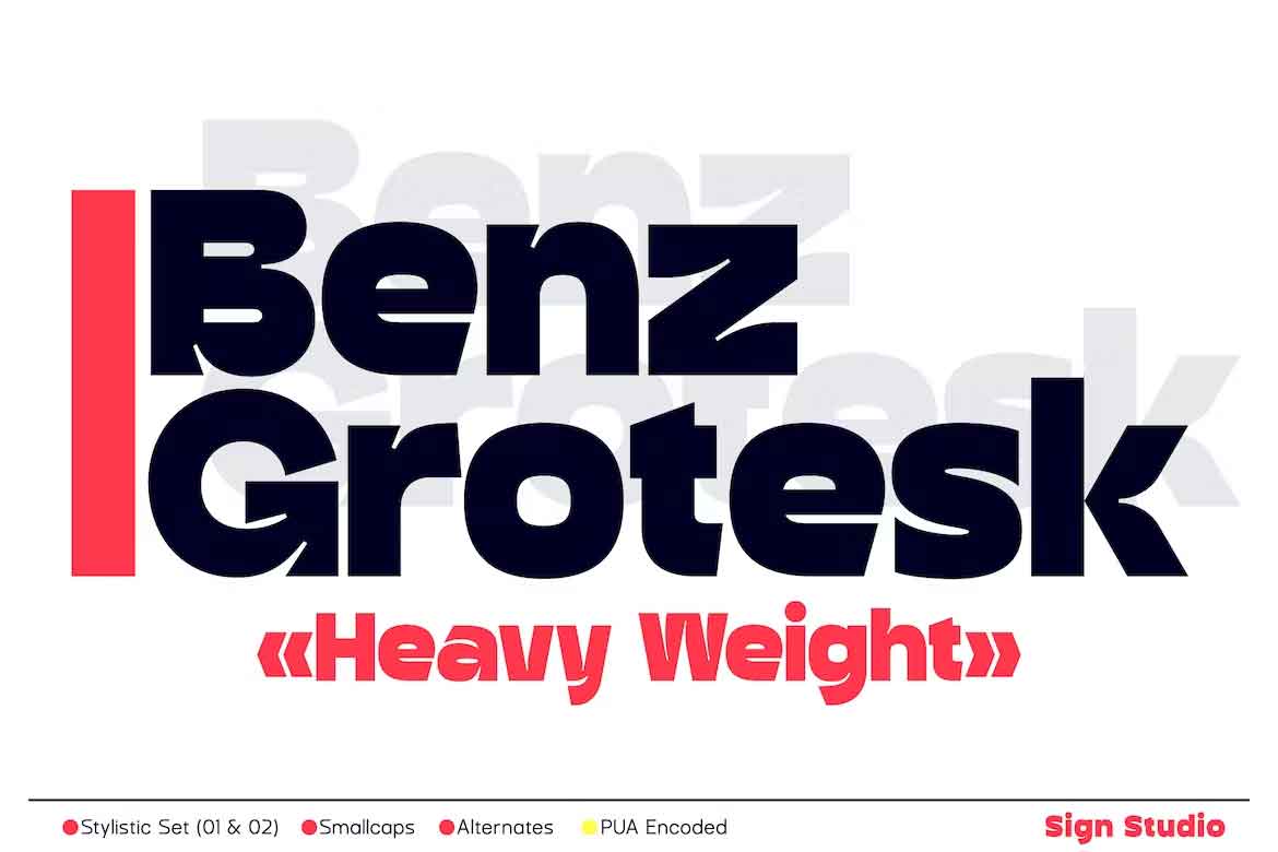 Benz Grotesk Font