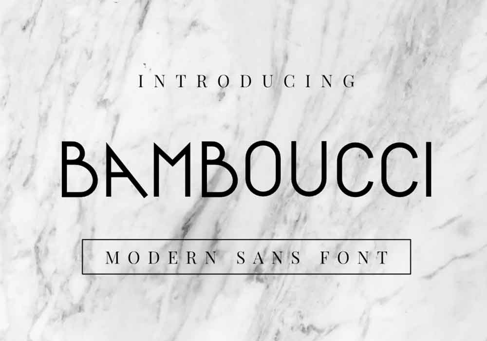 Bamboucci Font