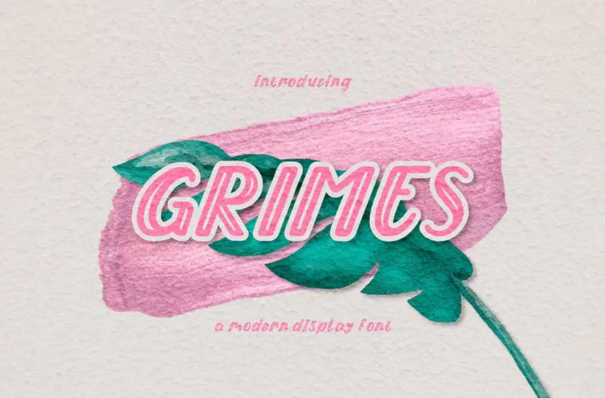 Grimes Display Font