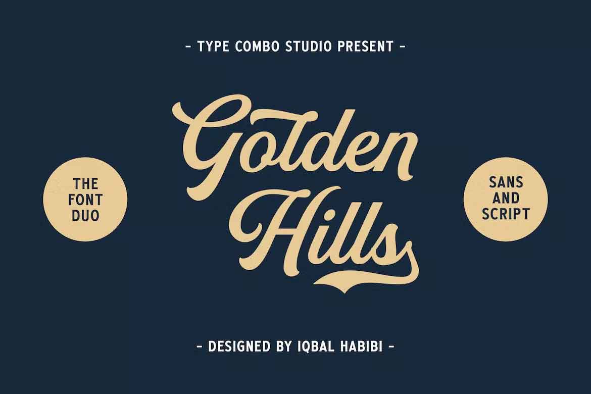 Golden Hills Font