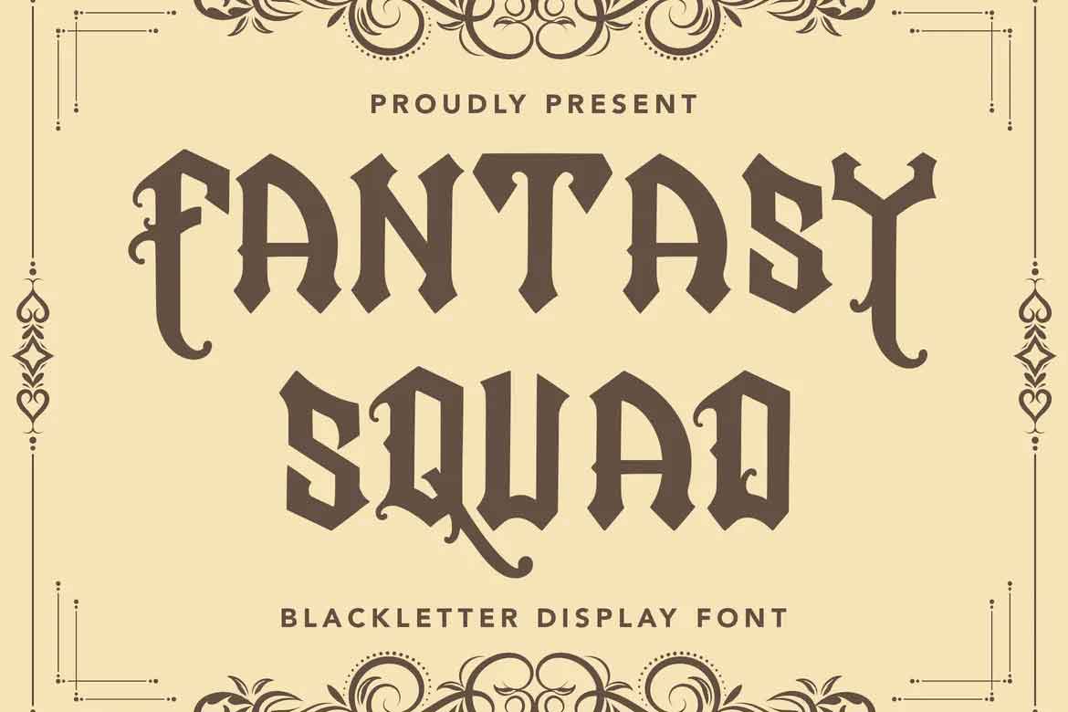 FantasySquad Font