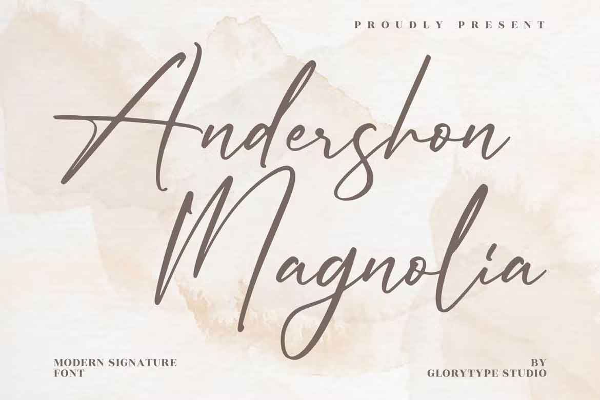 Andershon Magnolia Font