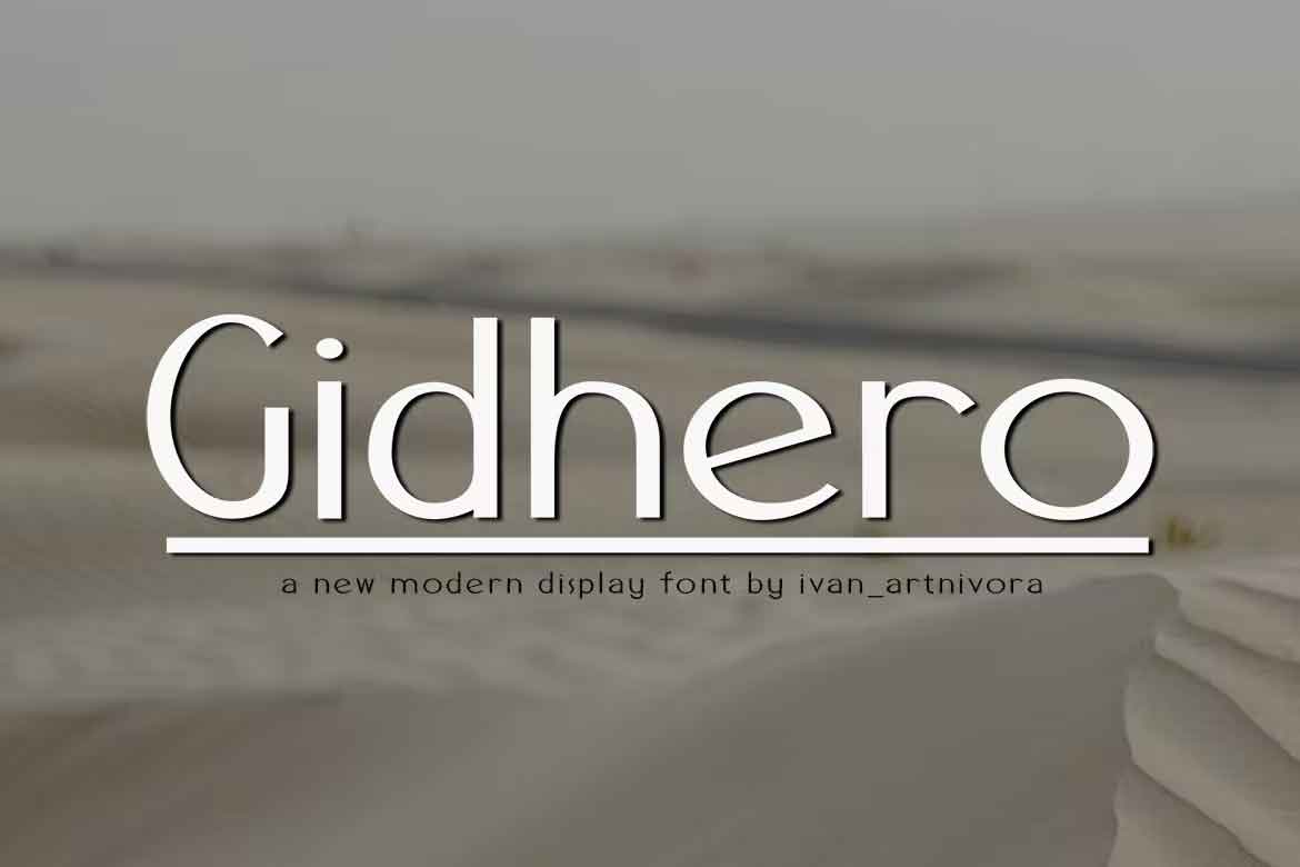 Gidhero Font