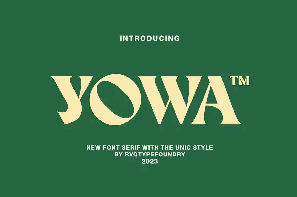 YOWA Font