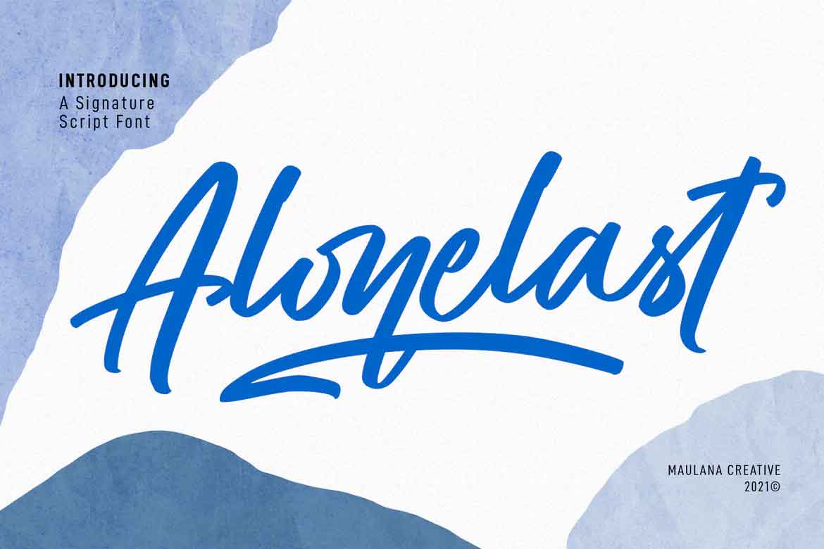 Alonelast Font