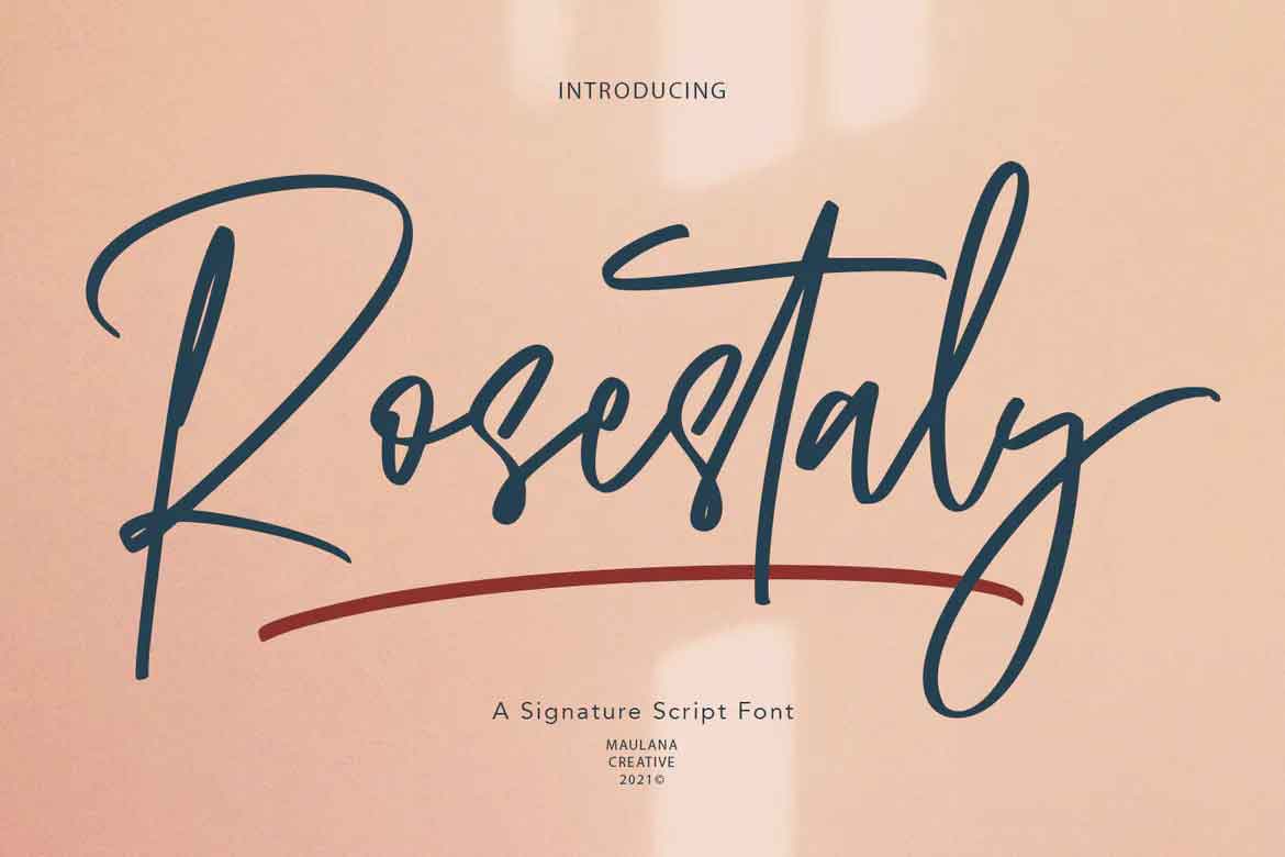 Rosestaly Font