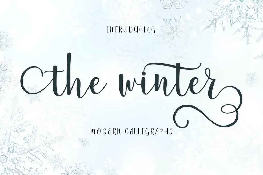 The Winter Font