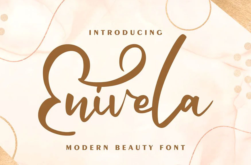 Enivela | Modern Beauty Font