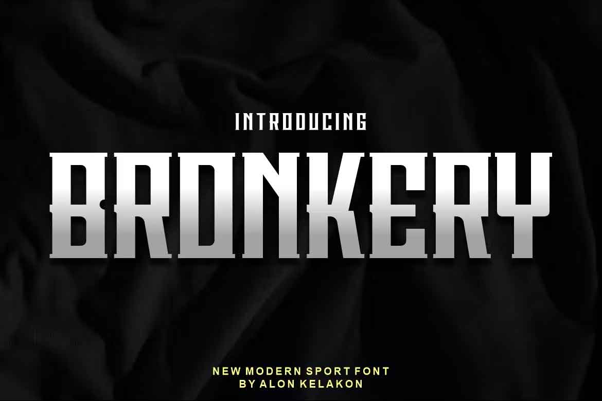 Bronkery Font