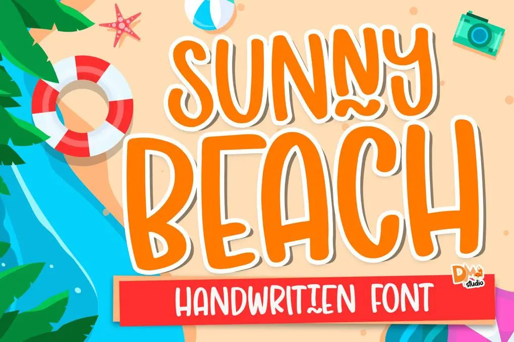 Sunny Beach - Crafty Handwritten Font