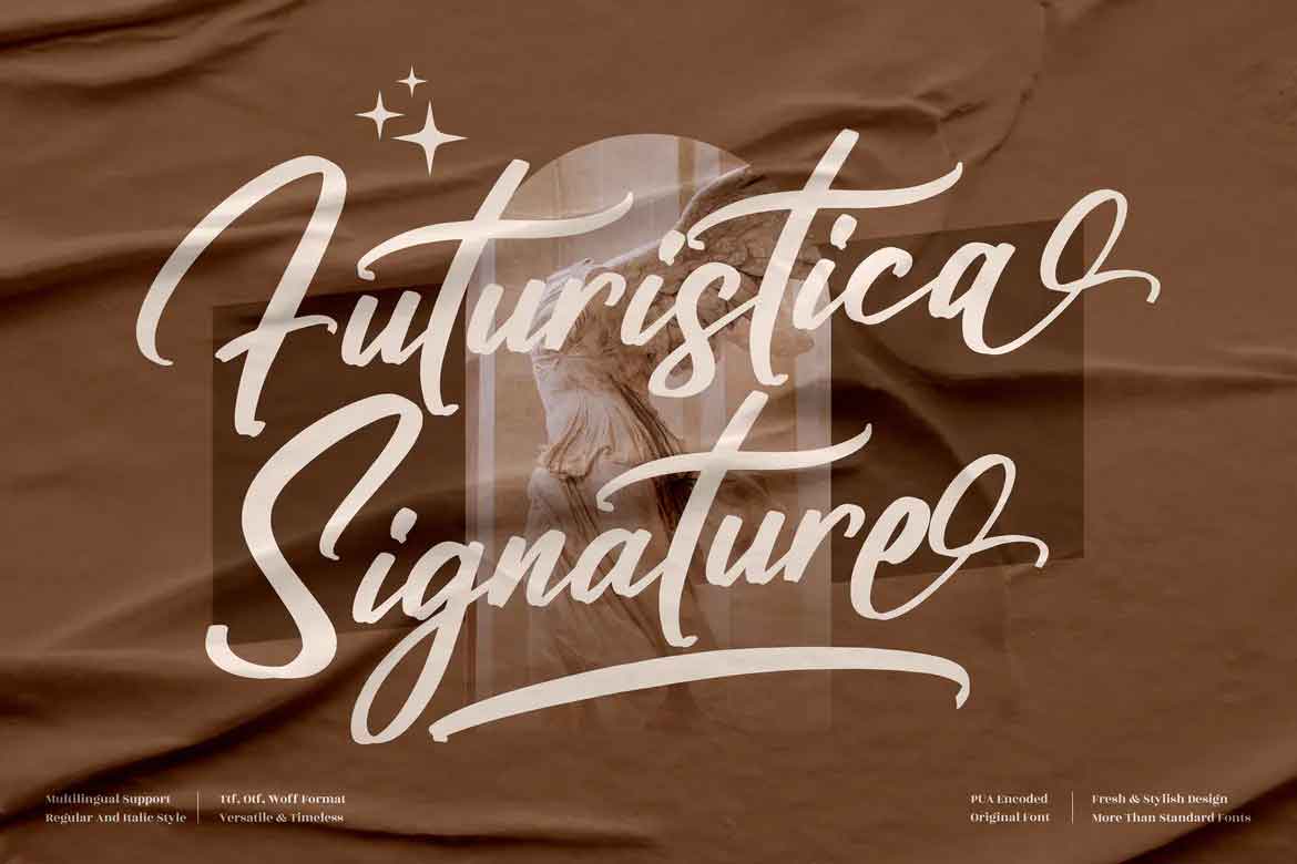 Futuristica Signature Font