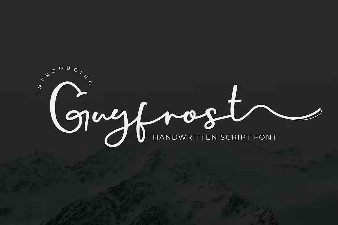 Guyfrost Font