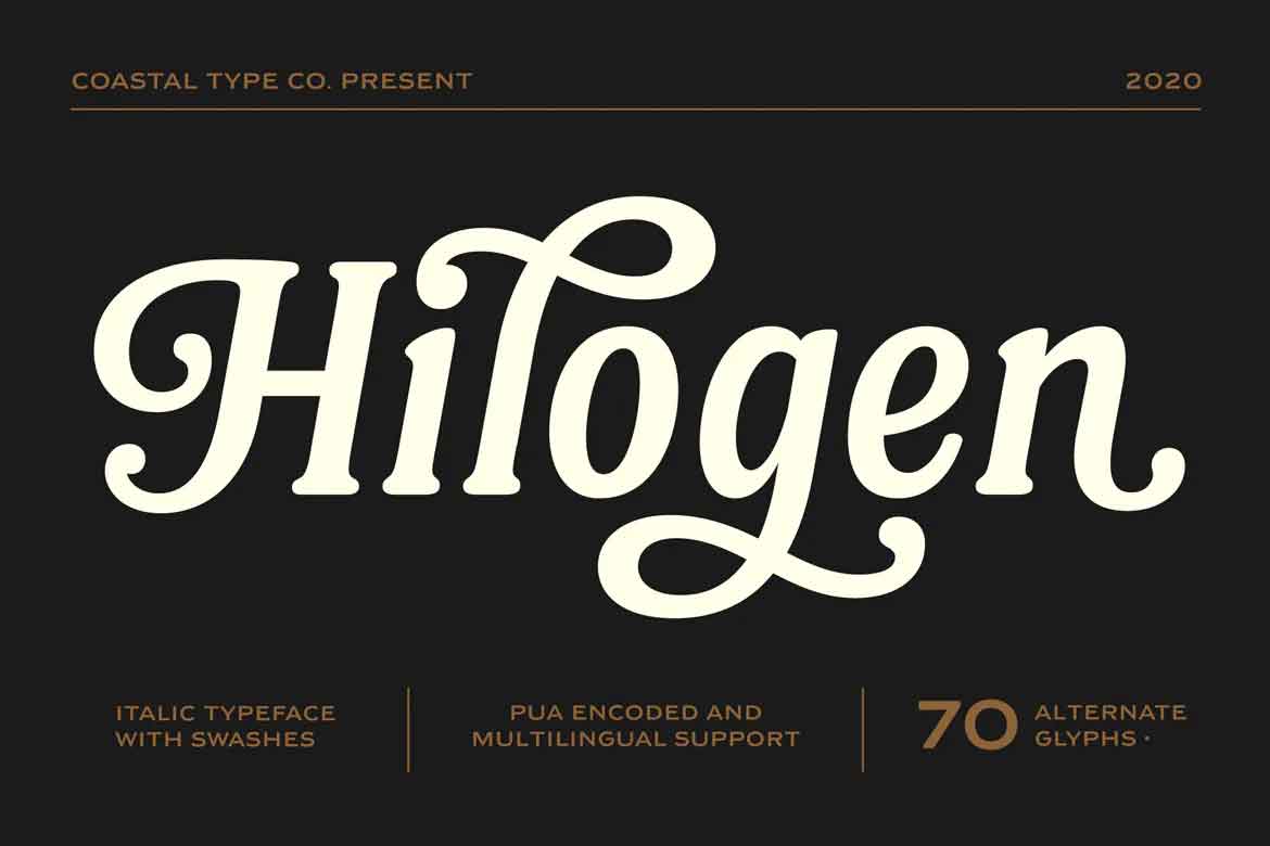 Hilogen Font