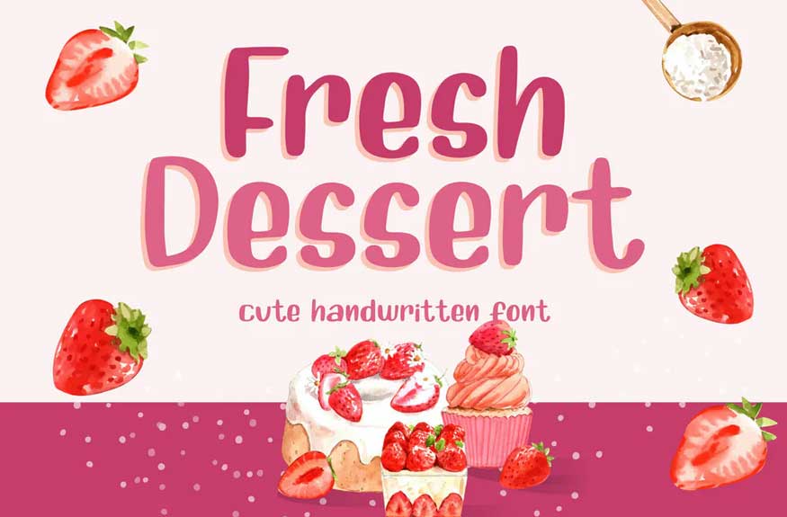 Fresh Dessert Font