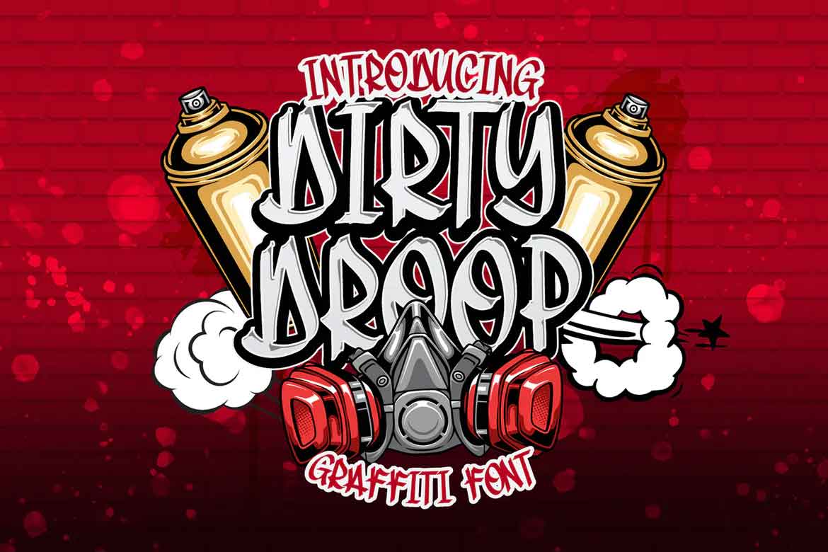 Dirty Droop Font