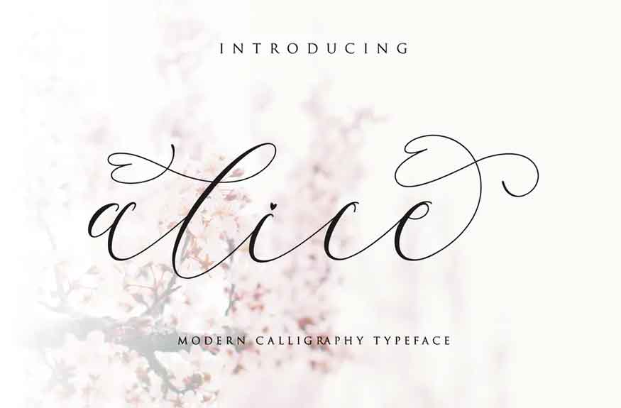 Alice Script Font