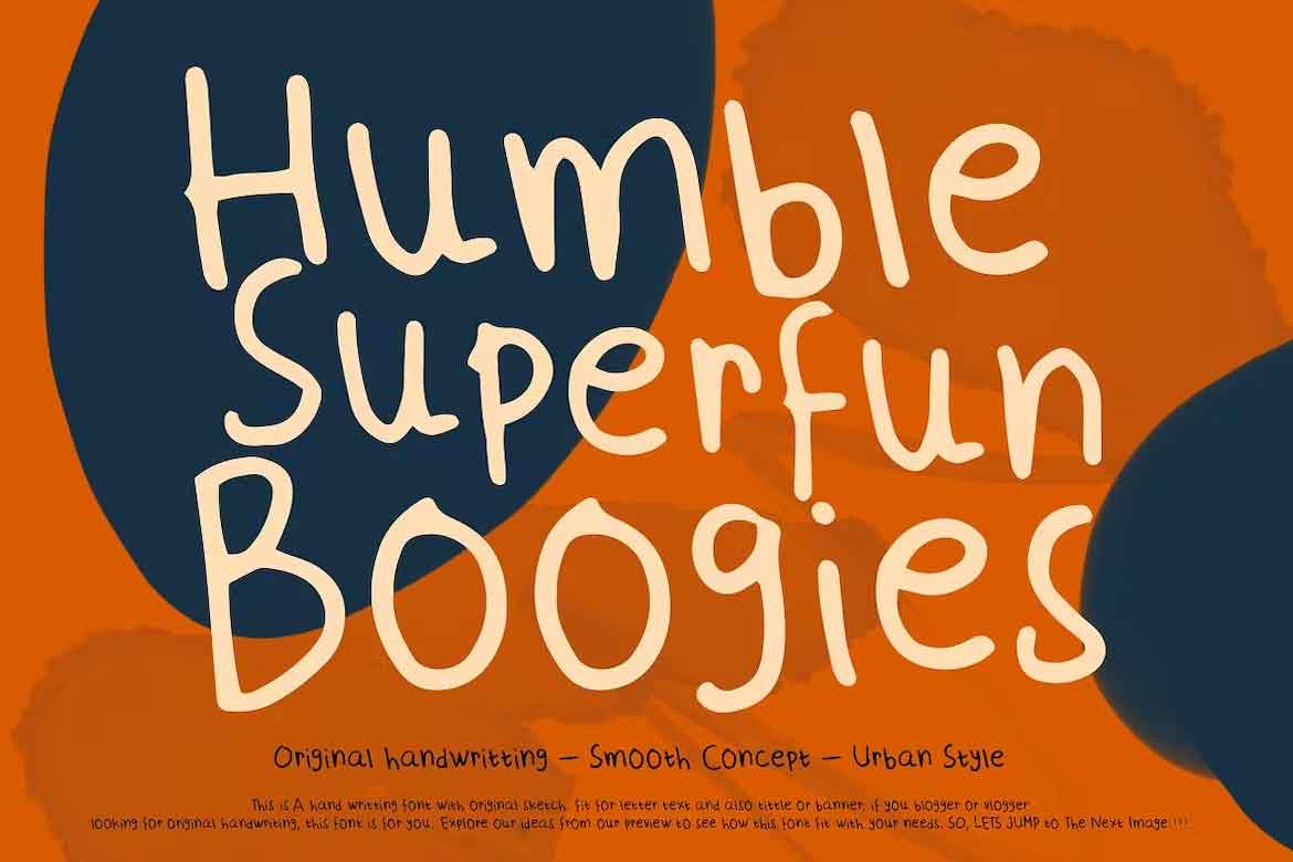 Humble Superfun Boogies Font