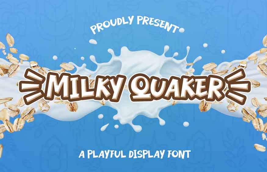 Milky Quaker Font