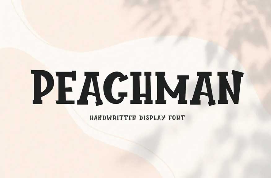 Peachman Font