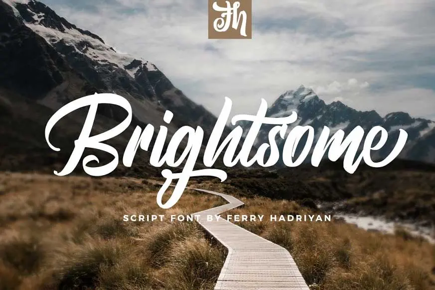 Brightsome - Script Font