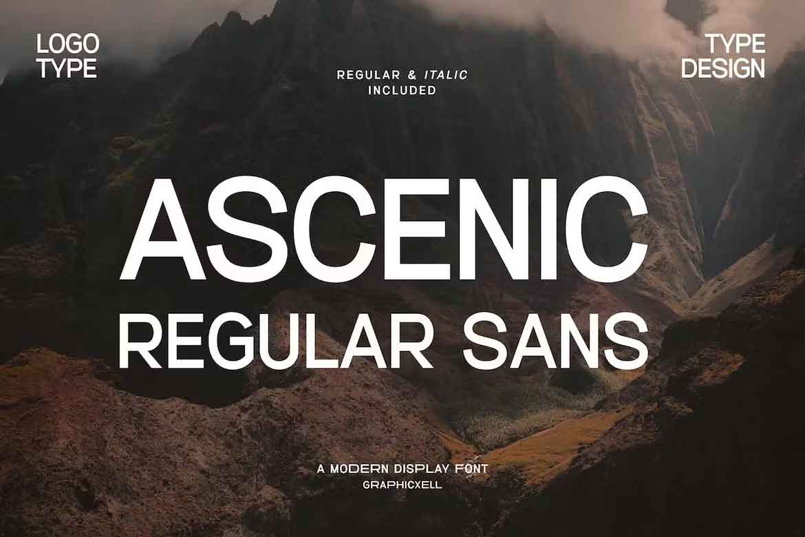 Ascenic Regular Sans Font