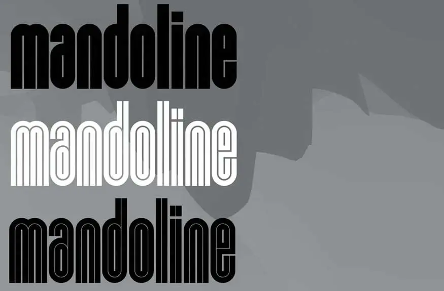 Mandoline Font