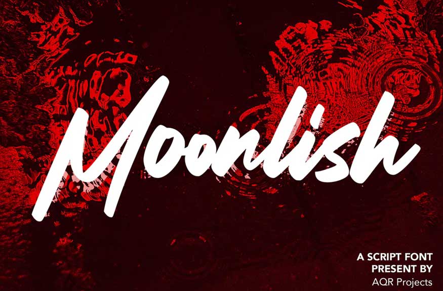 Moonlish - Script Font