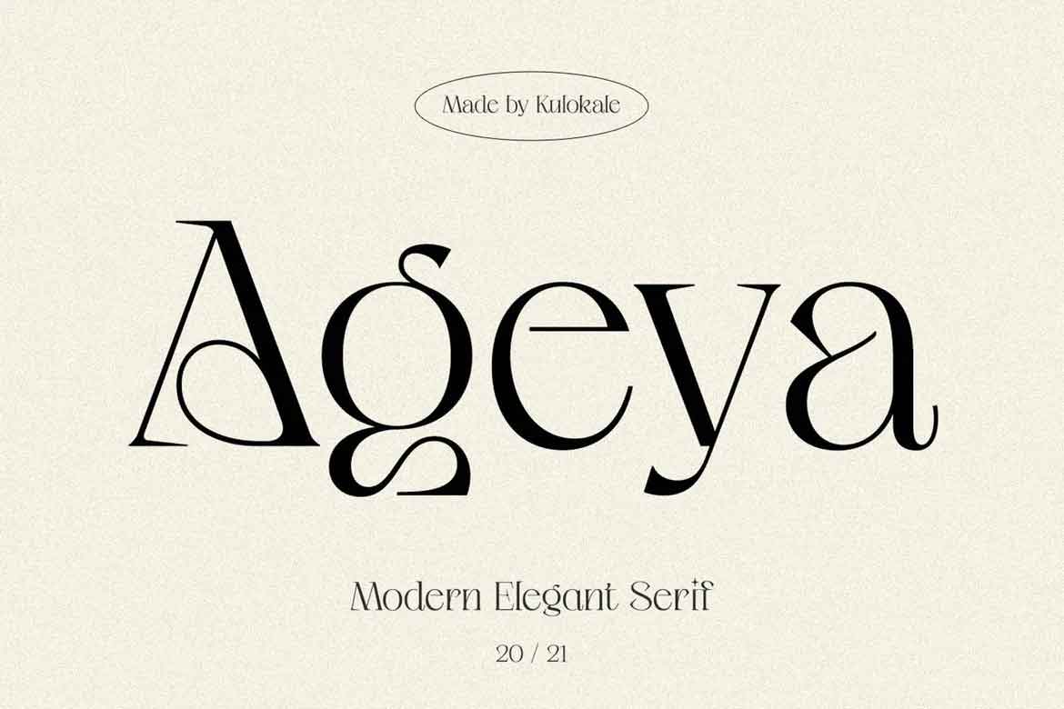 Ageya Font