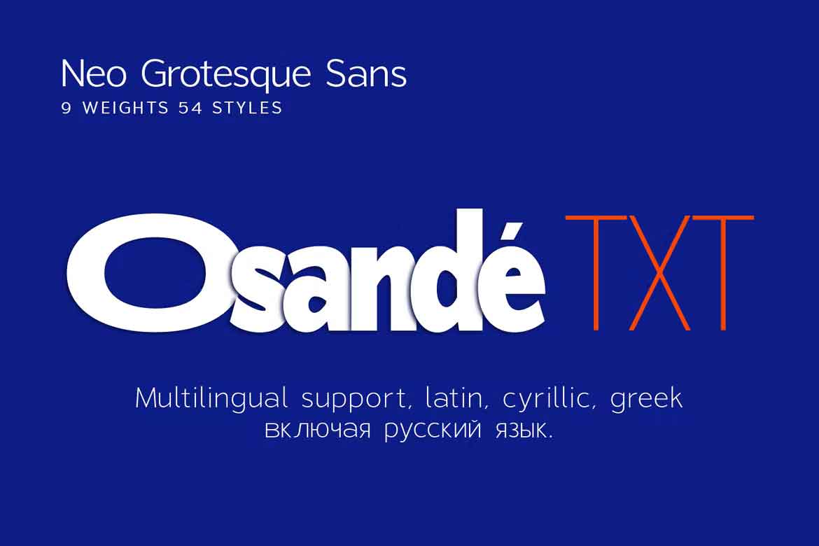 Osande TXT Font