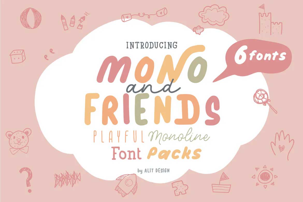 Mono and Friends Font