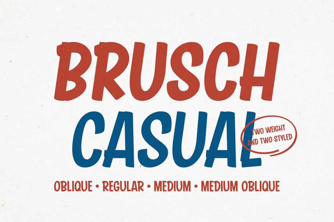 Brusch Casual Font