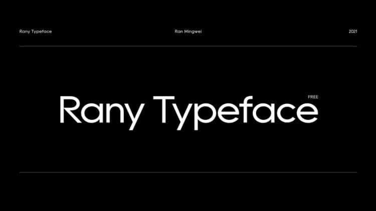 Rany Typeface