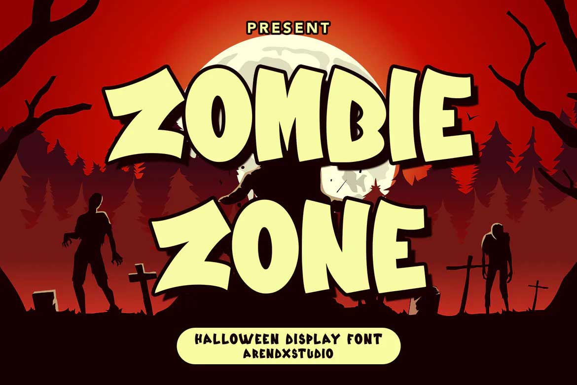 Zombie Zone Font