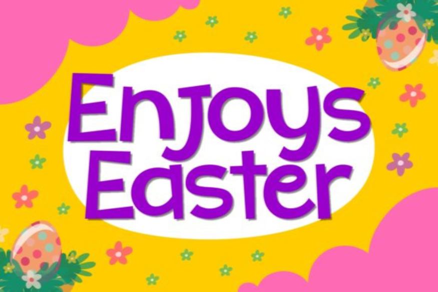 Enjoys Easter Font