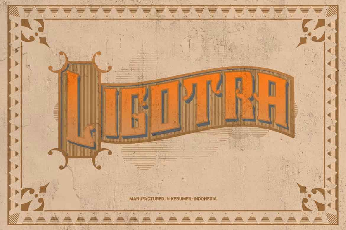 Ligotra - Vintage Font